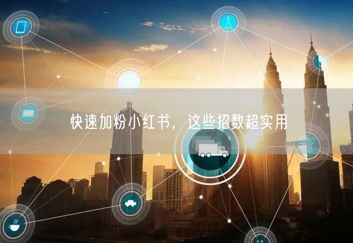 快速加粉小红书，这些招数超实用