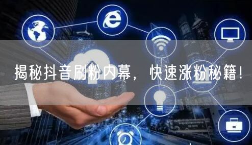 揭秘抖音刷粉内幕，快速涨粉秘籍！