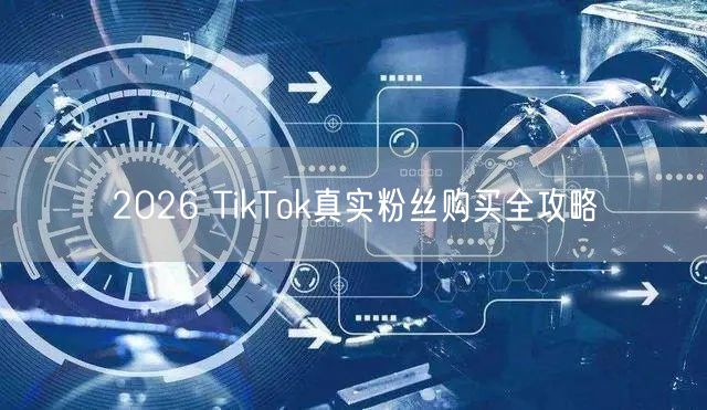 2026 TikTok真实粉丝购买全攻略