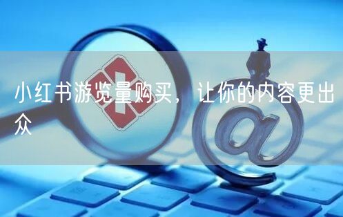 小红书游览量购买，让你的内容更出众