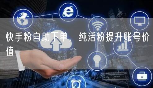 快手粉自助下单，纯活粉提升账号价值