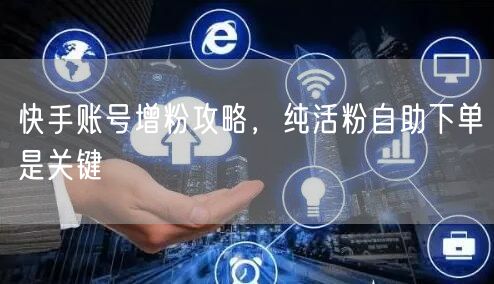 快手账号增粉攻略，纯活粉自助下单是关键