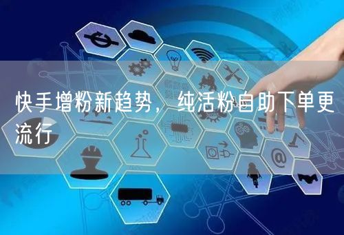 快手增粉新趋势，纯活粉自助下单更流行
