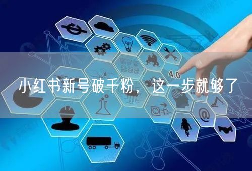 小红书新号破千粉，这一步就够了