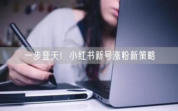 一步登天！小红书新号涨粉新策略