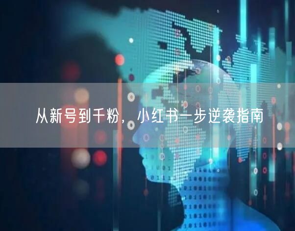 从新号到千粉，小红书一步逆袭指南