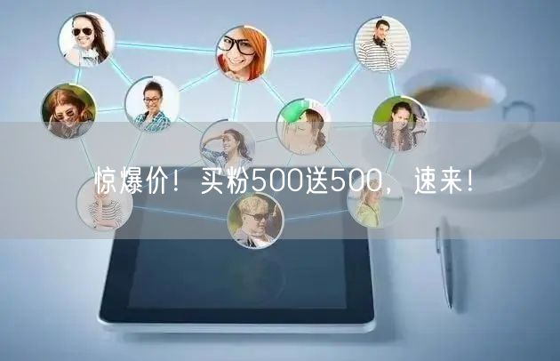 惊爆价！买粉500送500，速来！