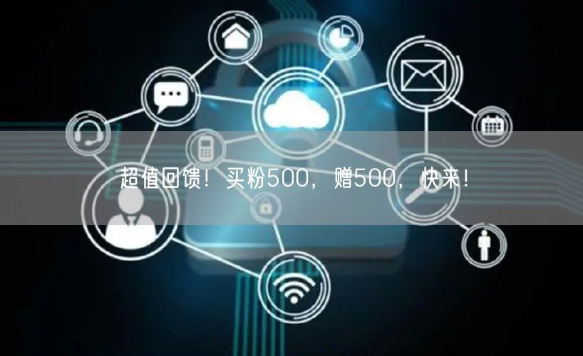 超值回馈！买粉500，赠500，快来！