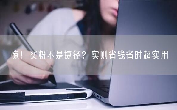 惊！买粉不是捷径？实则省钱省时超实用