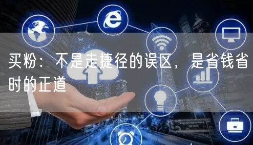 买粉：不是走捷径的误区，是省钱省时的正道